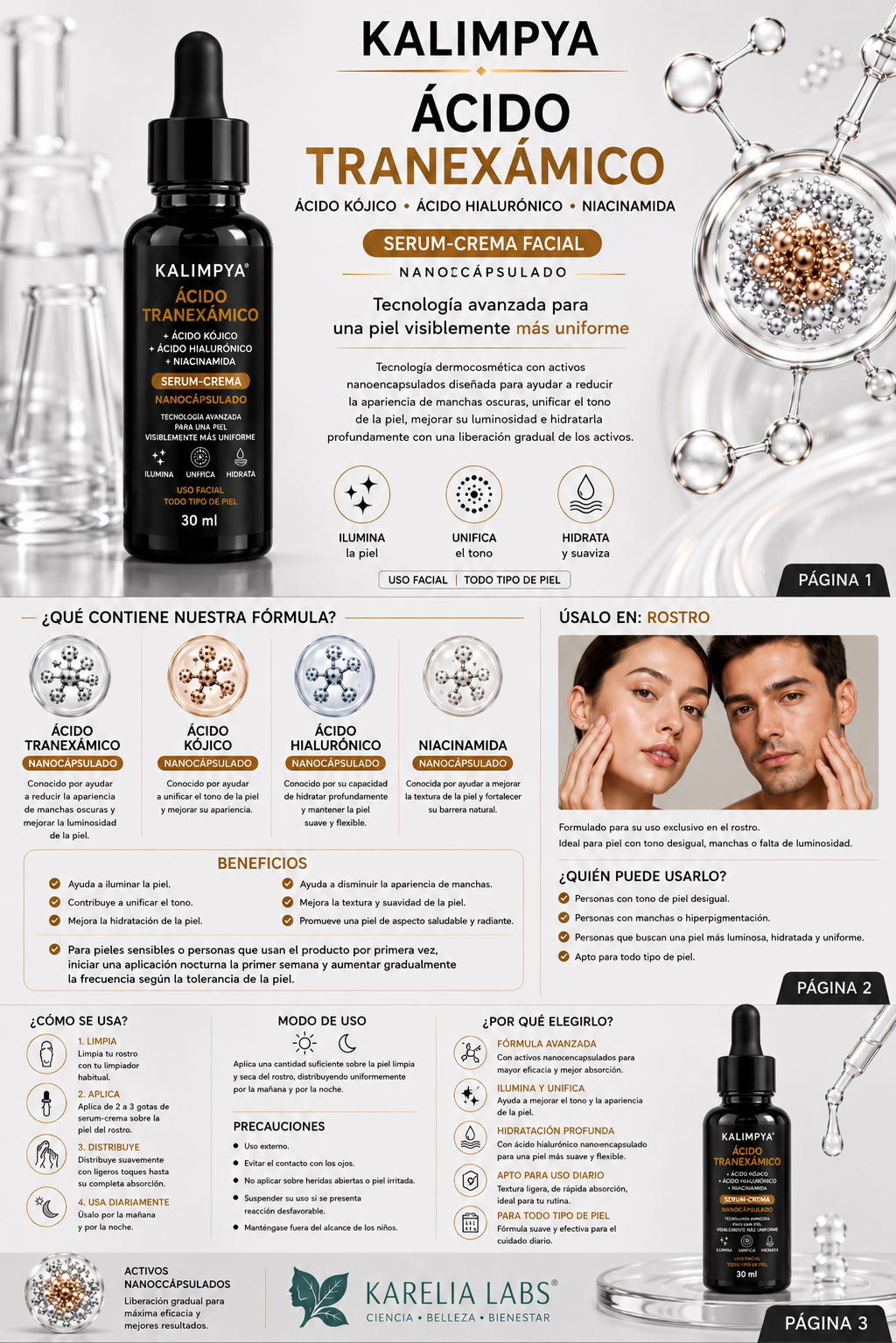 Serum Facial Aclarante