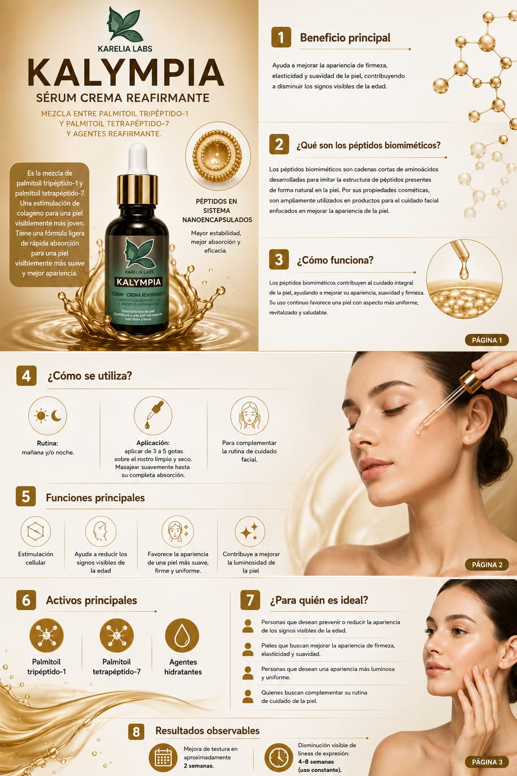 Serum Antiedad Peptidos + Hidratantes